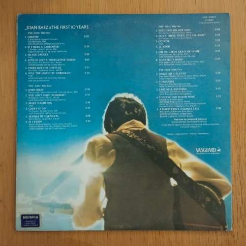 Joan Baez - The First 10 Years 2xLP/Comp. (1970 US import) VG+/VG+/VG+