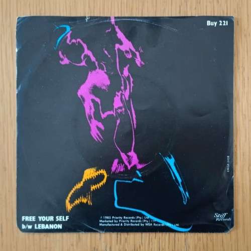 The Untouchables - Free Yourself 7`/single (1985 SA press) VG+/VG