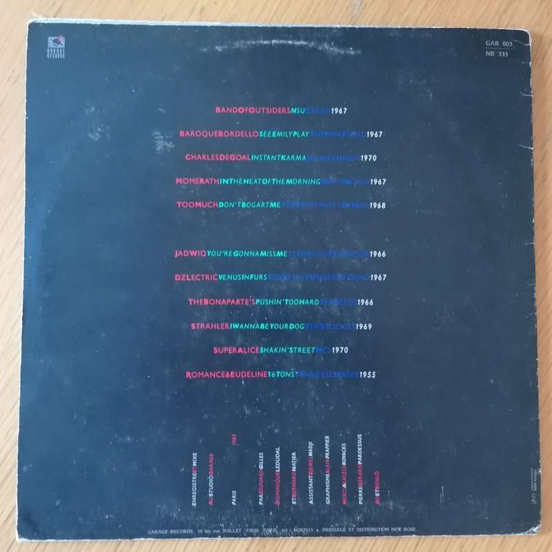 Various - 1966 Garage 1970 LP/Compilation (1986 French import) VG+/VG