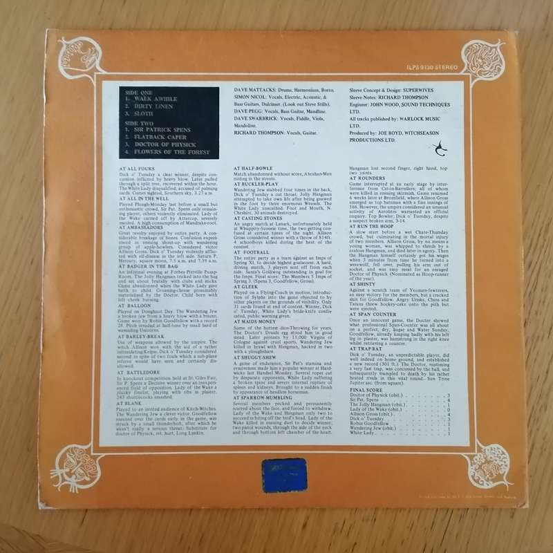 Fairport Convention - Full House LP/Album (1970 UK import) VG-/VG+