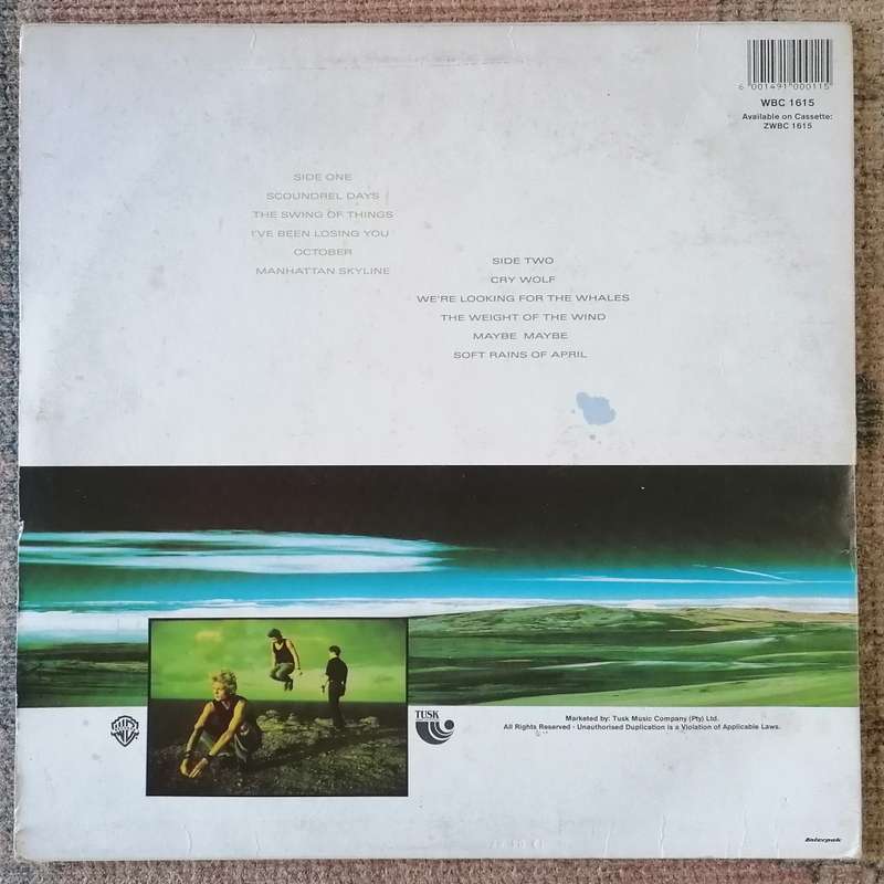 a-ha - Scoundrel Days LP/Album (1986 SA press) VG/VG