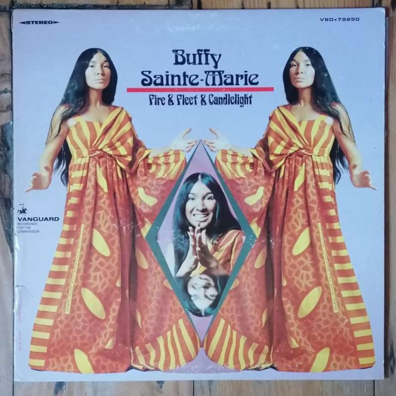 Buffy Sainte-Marie - Fire & Fleet & Candlelight LP/Album (1968 US import) VG+/VG