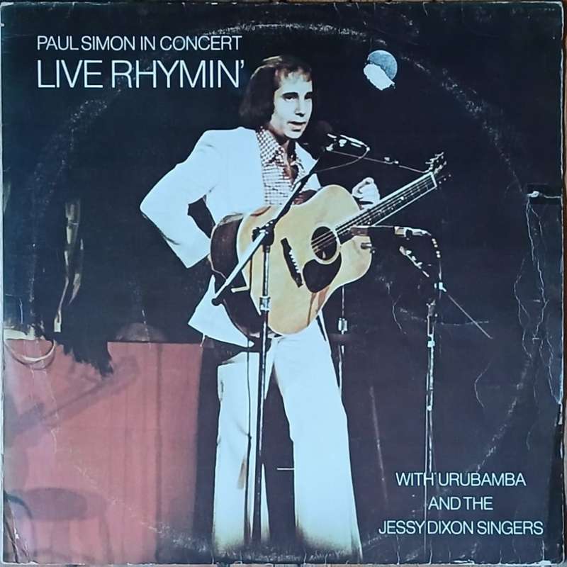 Paul Simon - In Concert Live Rhymin` LP/Album (1974 SA press) G+/G+