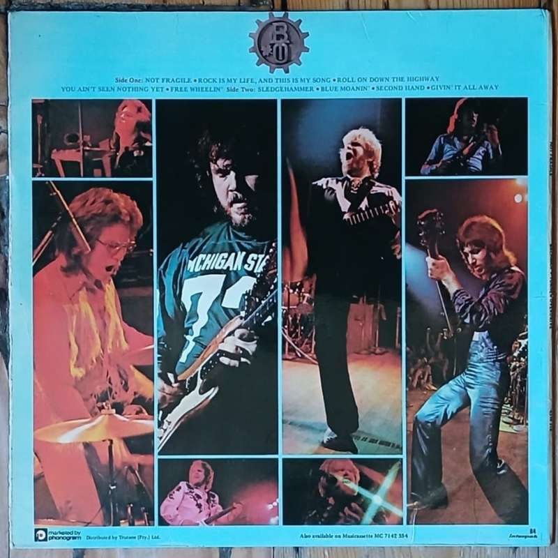 Bachman Turner Overdrive - Not Fragile LP/Album (1974 SA press) VG/VG+