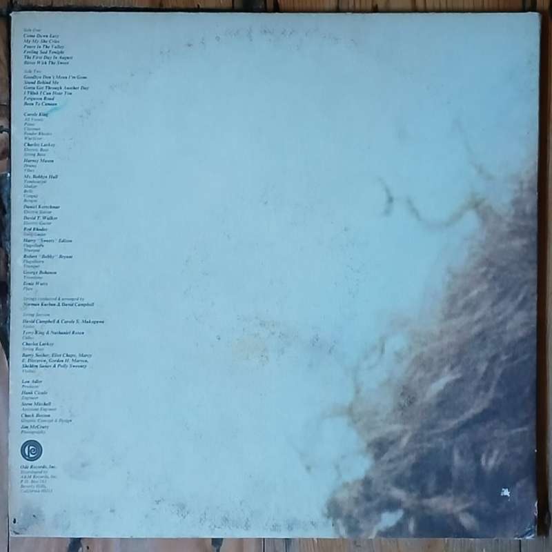 Carole King - Rhymes & Reasons LP/Album (1972 Canadian promo) VG+/VG