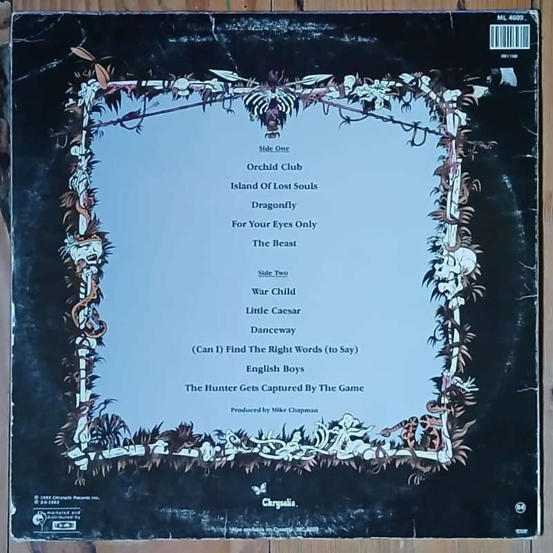 Blondie - The Hunter LP/Album (1982 SA press) VG/VG