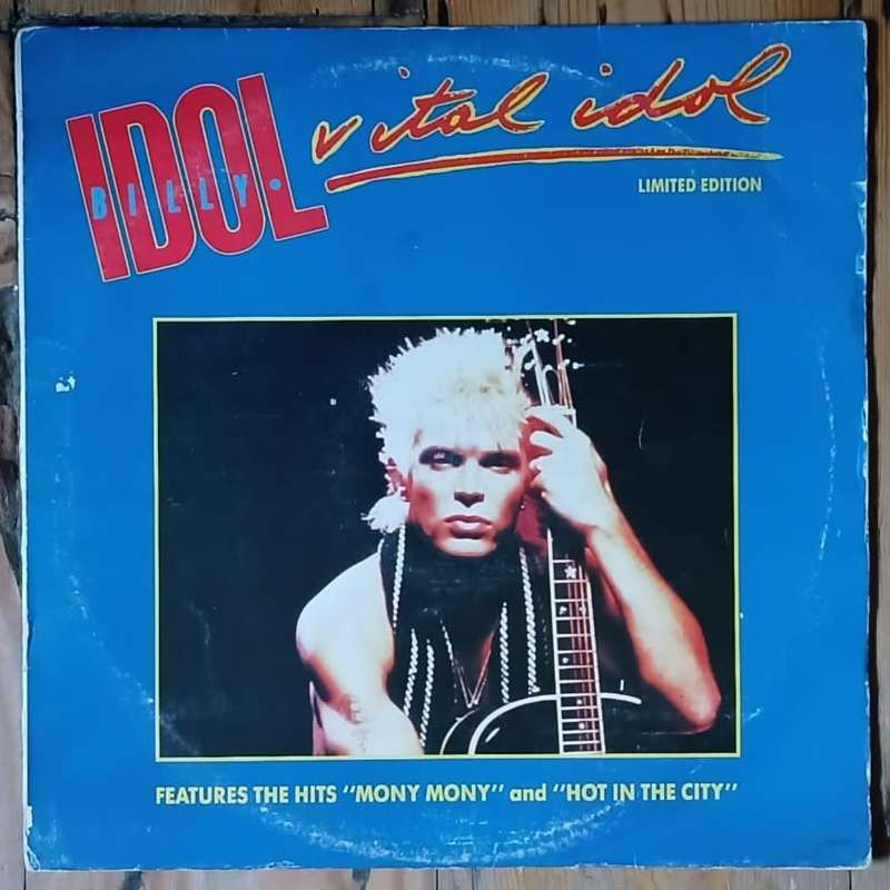 Billy Idol - Vital Idol LP/Comp. (1987 SA limited edition press) G+/VG