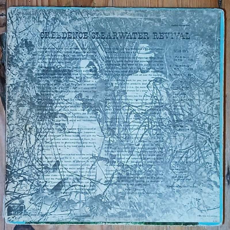 Creedence Clearwater Revival (s.t.) LP/Album (1968 Canadian import) VG-/VG