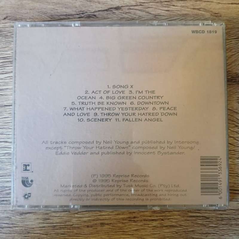 Neil Young - Mirror Ball CD/Album (1995 SA press) VG+/VG+