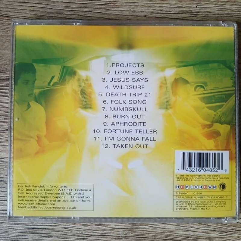Ash - Nu-Clear Sounds CD/Album (1998 European import) VG/Exc