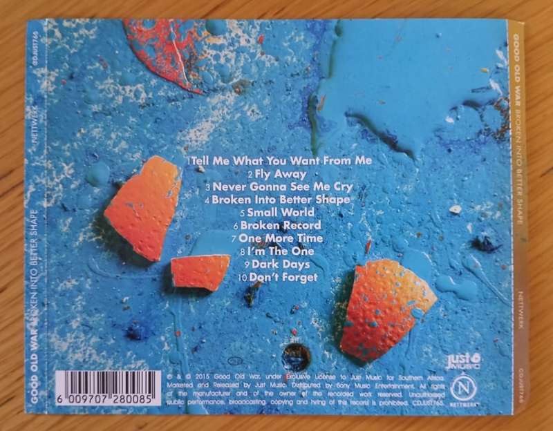 Good Old War - Broken Into Better Shape CD/Album (2015 SA press) Exc/Exc
