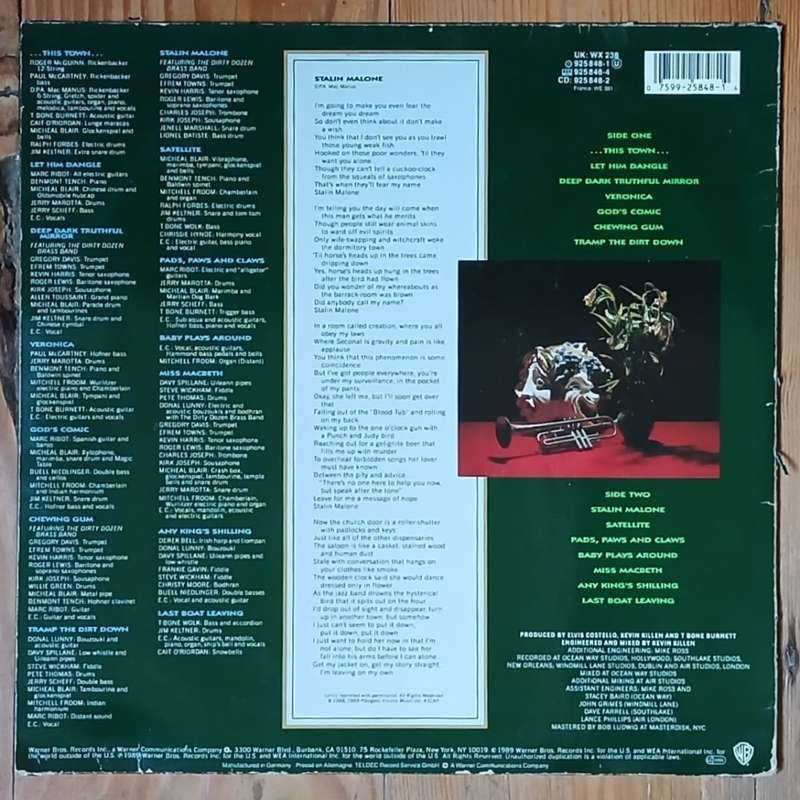 Elvis Costello - Spike LP/Album (1989 European import) VG+/VG