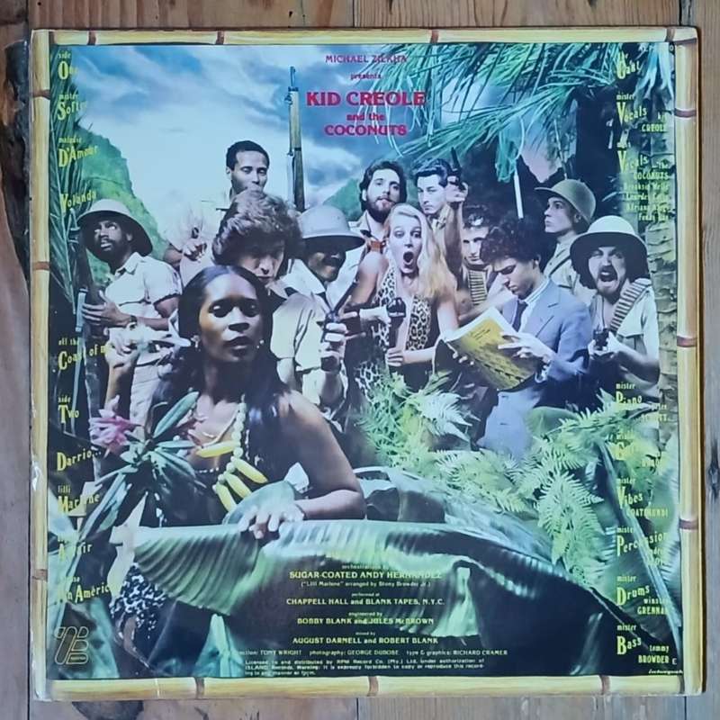 Kid Creole & the Coconuts - Off the Coast of Me LP/Album (1981 SA press) VG+/VG+
