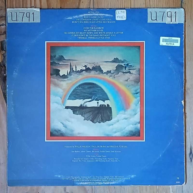 Willie Nelson - Somewhere Over the Rainbow LP/Album (1981 SA press) VG/G+