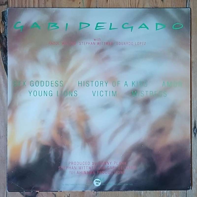 Gabi Delgado - Mistress LP/Album (1983 UK import) VG+/VG+ [ex-DAF]