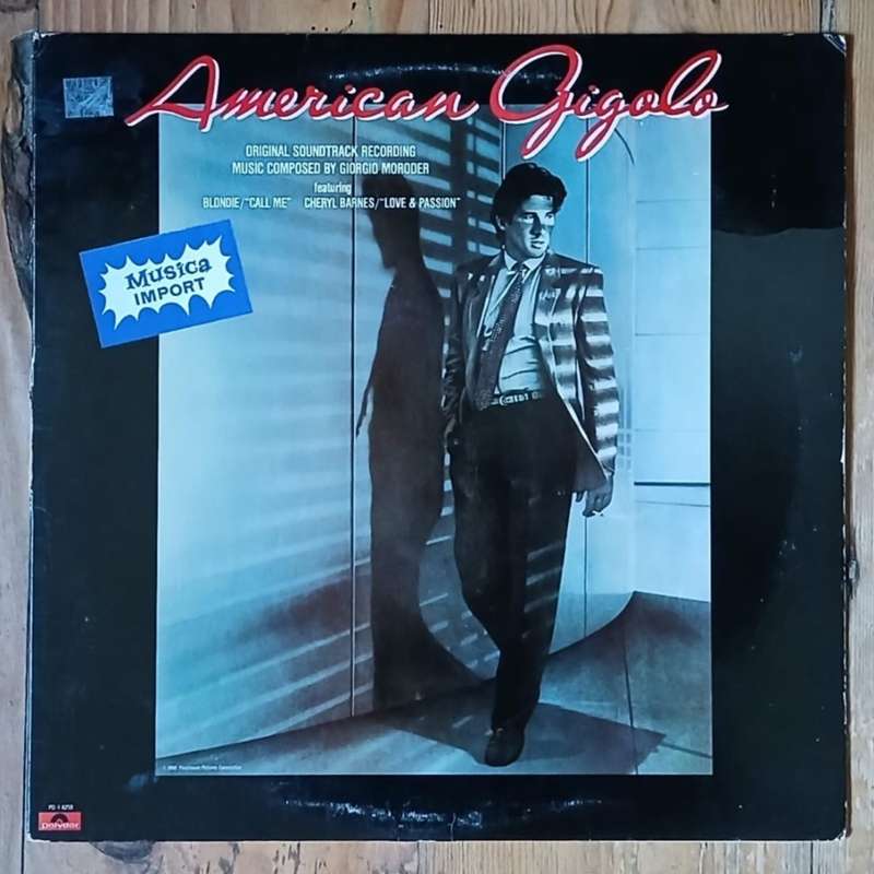 Various - American Gigolo OST LP/Album (1980 US import) VG+/VG