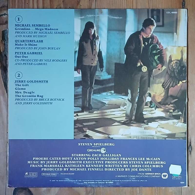 Various - Gremlins OST LP/Mini-Album (1984 SA press) VG+/VG+