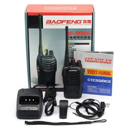 Pair of Baofeng Professional Two Way Radio / Walkie Talkie (2 Walkie Talkies)