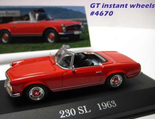 Mercedes-Benz 230SL cabriolet W113 DeAgostini NEW+boxed FREE delivery #4670 instant wheels