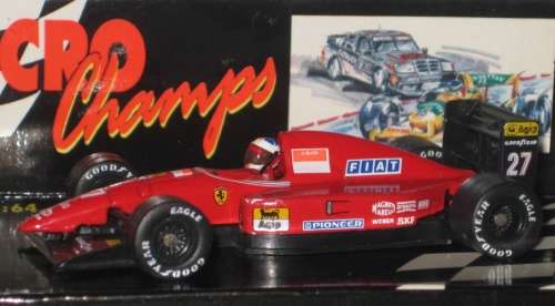 Ferrari F1 F92A no.27 1992 J. Alesi 1/64 Minichamps NEW+boxed  #6406 instant wheels