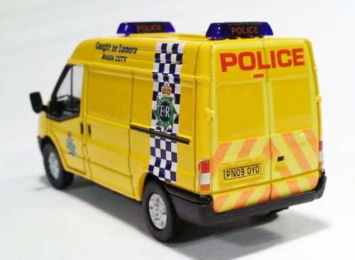 Ford Transit Van Merseyseide Police yellow 1/76 Oxford NEW+boxed #7616 instant wheels