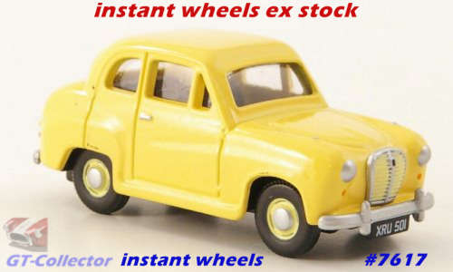 Austin A35, 2-door 1956 yellow 1/76 Classix NEW+boxed #7617 instant wheels