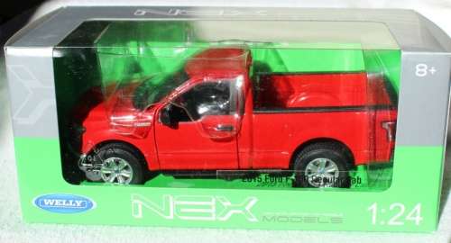Ford F-150 Pick-Up 2015 red 1/24 Welly NEW+boxed  #2126 instant wheels