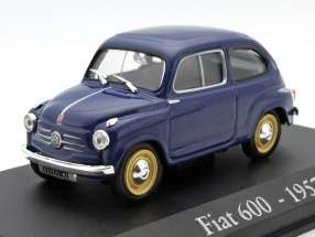 Fiat 600 1957 blue 1/43 IXO NEW+boxed #4138 instant wheels