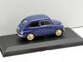 Fiat 600 1957 blue 1/43 IXO NEW+boxed #4138 instant wheels