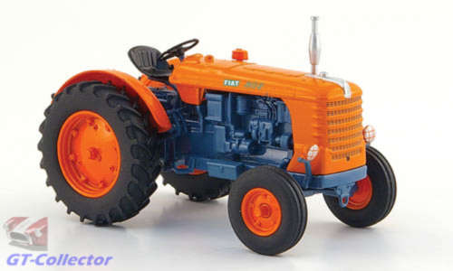 Fiat R 80 tractor 1961 orange 1/43 UH NEWinBlister  #4141 instant wheels
