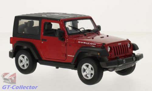 Jeep Wrangler Rubicon 2007 red 1/24 Welly NEW+boxed  #2020 instant wheels