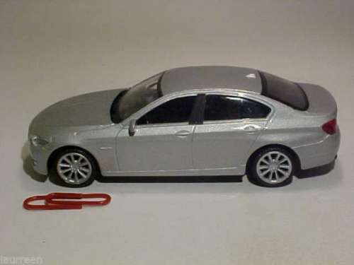BMW 535i 2012 silver 1/43 Welly NEW+boxed  #4896 instant wheels