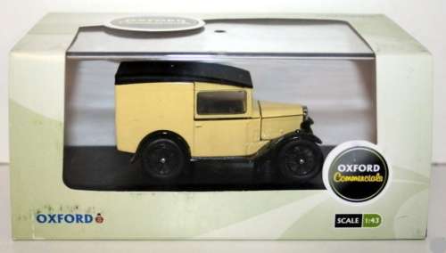 Austin Seven RN Van 1932 primrose 1/43 Oxford NEW+boxed  #4148 instant wheels