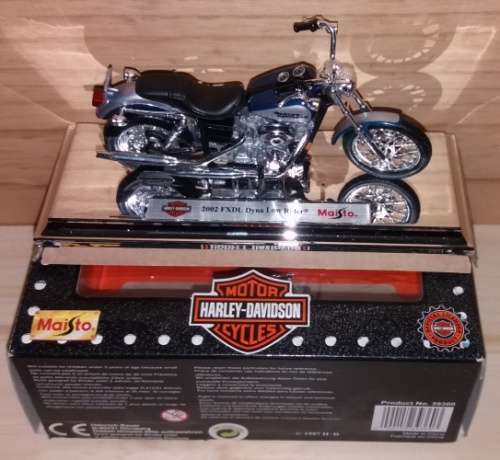 Harley-Davidson FXDL Dyna Low Ryder 2002 1/18 Maisto NEW+boxed  #8021 instant wheels
