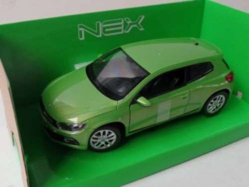 Volkswagen Scirocco Mk.3 2015 green-met 1/24 Welly NEW+boxed  #2133 instant wheels