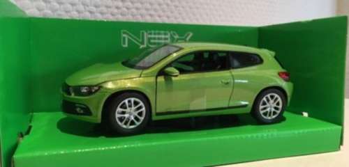 Volkswagen Scirocco Mk.3 2015 green-met 1/24 Welly NEW+boxed  #2133 instant wheels