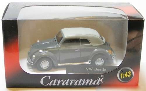 Volkswagen Beetle 1302 LS Cabrio 1972 clsd 1/43 Cararama NEW  #4177 instant wheels