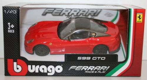 Ferrari 599 GTO V12 2012 1/43 Bburago NEW+boxed #4180 instant wheels