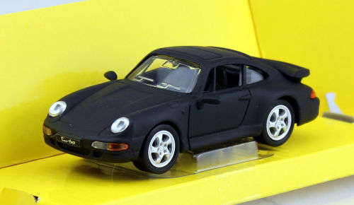 Porsche 911 (993) Turbo 1996 matte-black 1/43 RoadSignature NEW  #4186 instant wheels