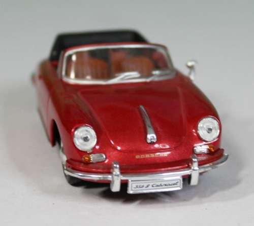 Porsche 356B Cabriolet 1960 red-met 1/43 Schuco NEWinBlister  #4189 instant wheels