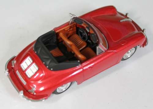 Porsche 356B Cabriolet 1960 red-met 1/43 Schuco NEWinBlister  #4189 instant wheels
