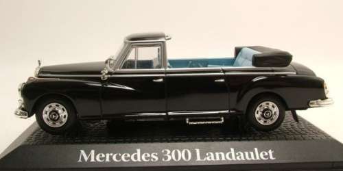 Mercedes-Benz 300d Landaulet (W189) 1963 black 1/43 Norev NEW+boxed  #4199 instant wheels