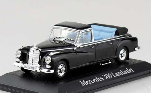 Mercedes-Benz 300d Landaulet (W189) 1963 black 1/43 Norev NEW+boxed  #4199 instant wheels