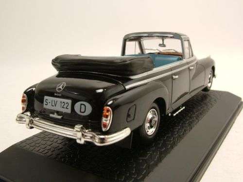Mercedes-Benz 300d Landaulet (W189) 1963 black 1/43 Norev NEW+boxed  #4199 instant wheels