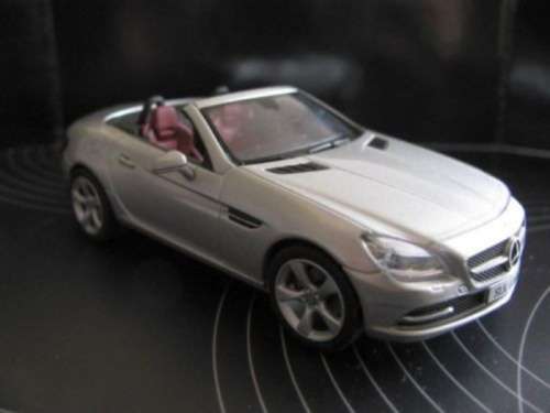 Mercedes-Benz SLK (R172) 2011 silver 1/43 Schuco NEW+boxed  #4204 instant wheels