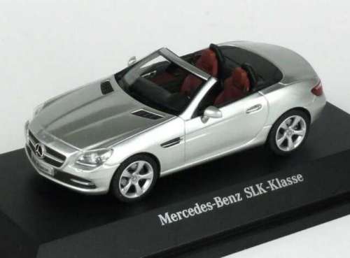 Mercedes-Benz SLK (R172) 2011 silver 1/43 Schuco NEW+boxed  #4204 instant wheels