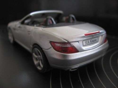 Mercedes-Benz SLK (R172) 2011 silver 1/43 Schuco NEW+boxed  #4204 instant wheels