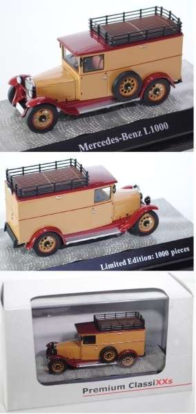 Mercedes-Benz L1000 Express W37 1929 1/43 Premium ClassiXX NEW  #4220 instant wheels