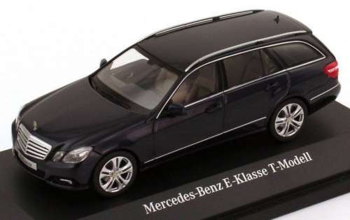 Mercedes-Benz E-class T-model 2013 dk.blue-met 1/43 I-iScale NEW+boxed  #4222 instant wheels