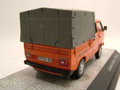 Volkswagen T3a 1983 dblecab orange 1/43 PremiumClassiXX NEW+boxed  #4223 instant wheels